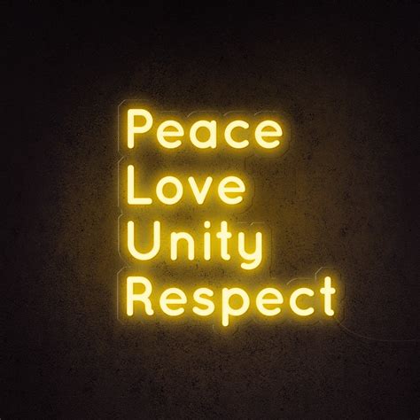 Peace Love Unity Respect (PLUR) Neon Sign – Elitist