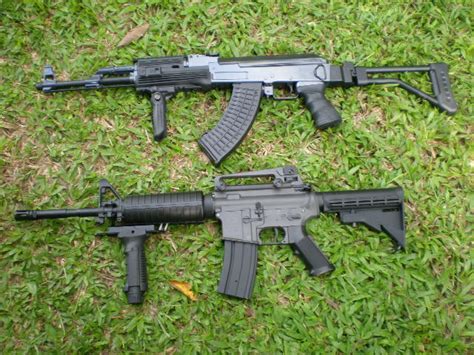 Ak-47 and M4A1 | Just a custom AK and an M4A1. | Xavier Clytus | Flickr