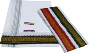 TRUEVELLI Rich Cotton Dhoti Self Design Men Dhoti - Buy TRUEVELLI Rich ...