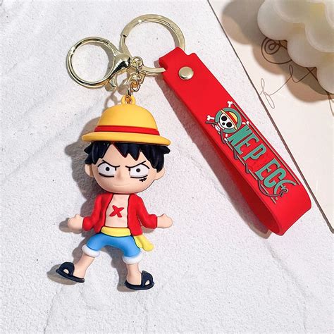 One piece Luffy B | 3D Lanyard Keychain | Silicone