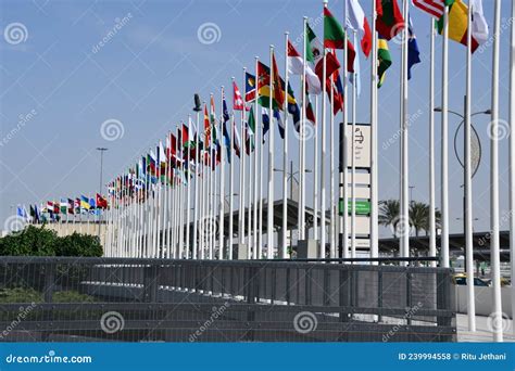 Country Flags at Expo 2020 in Dubai, UAE Editorial Stock Photo - Image of brand, arabia: 239994558