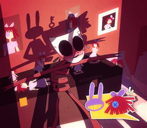 jax, ragatha, and gangle (the amazing digital circus) drawn by ...