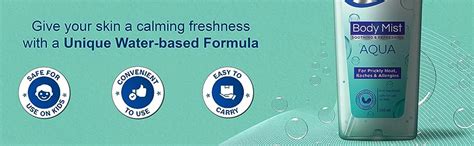 Nycil Aqua Soothing Body Mist 100 ml | For Prickley Heat, Rashes ...