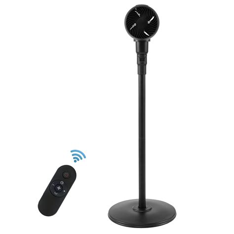 Dubbin Industrial Retro Metal Drum Jet Oscillating Standing Floor Fan ...