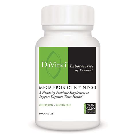 Buy DAVINCI Labs Mega Probiotic Nd 50 - Non-Dairy Probiotic Supplement ...