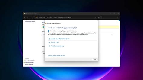 Image result for Check Recovery Key Control Panel