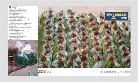 False Claim Viral In Myanmar That Chewing Betel Quid Prevents COVID-19 ...