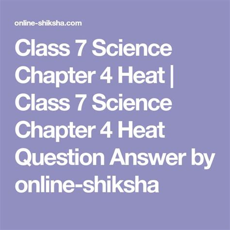 Image result for Class 7 Science Question Answer Heat