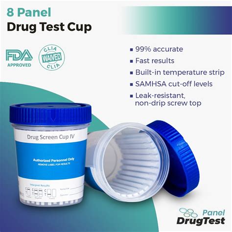 8 Panel Drug Test Cups Wholesale - Cheap Drug Test