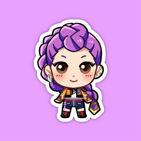Rumi HUNTR/X | Kpop Demon Hunters Fan Art | Cute Anime Waterproof Vinyl ...