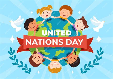 Premium Vector | United Nations Day Celebration Vector Illustration ...