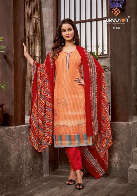 Suryajyoti Nimaaya Vol-1 cotton Patiyala Designer Dress material ...