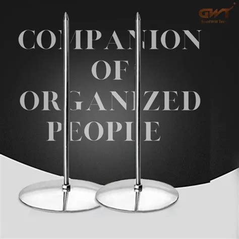 Office Product - Stainless Steel Fork Straight Rod Paper Memo Holder ...