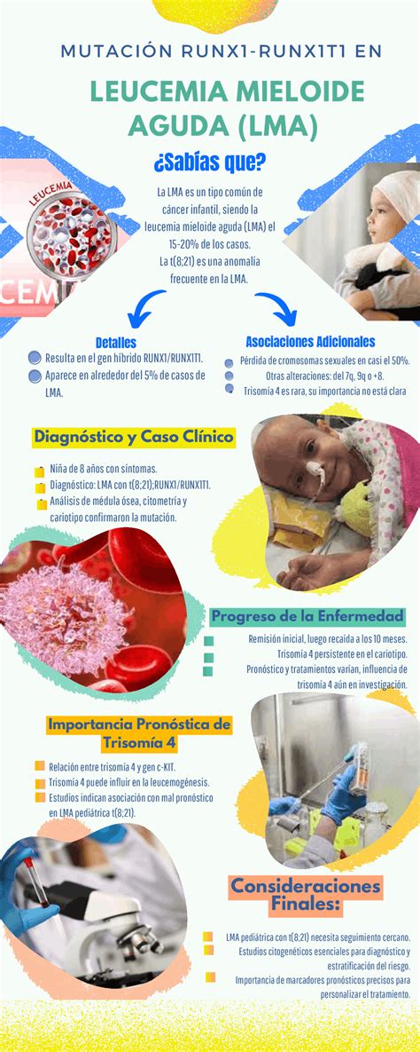 Infografia de la leucemia mieloide aguda | Esquemas y mapas ...