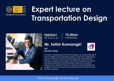 Industry Engagements at World University of Design | WUD