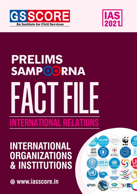 Download Prelims Sampoorna Fact File On International Organisations for ...
