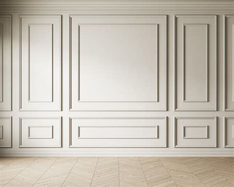 Decorative Wainscot Panel, Wall Moulding Design, Ready Cut Molding Kit ...