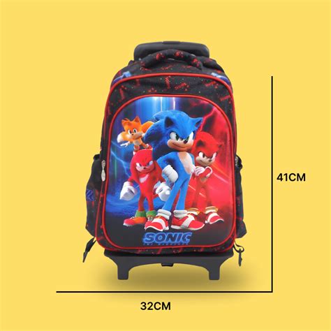 3 in 1 Cool And Elegant 3D Cartoon Design Backpack (TROLLEY NOT INCLUD ...