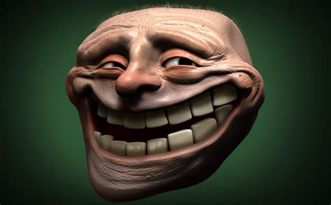 ArtStation - Troll Face , Wil Hughes | Troll face, Scary terry ...