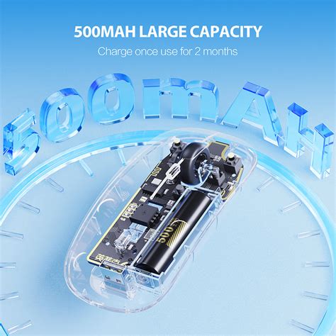 inphic® X5 Transparent 2.4G Wireless Mouse – Inphic life