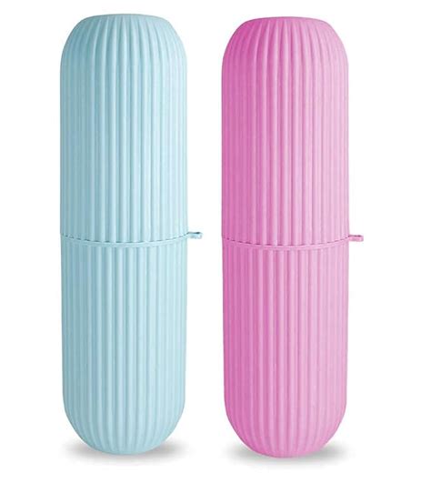 KBS Capsule Shape Travel Toothbrush Case Cover Holder Portable ...