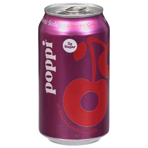 poppi Prebiotic Soda - Cherry Cola - Shop Soda at H-E-B
