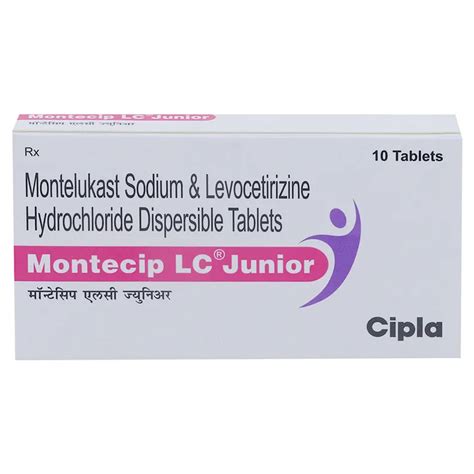 Buy Montecip LC Junior Tablet 10's online | Uses, Side Effects, Price ...