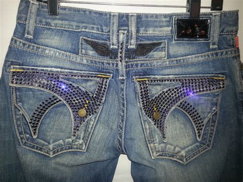 Men's Robin's Jean (Pre-owned Rhinestone Studded Designer Robins Jeans ...
