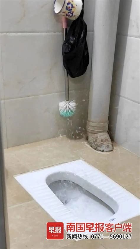 楼上一冲水，南宁一住户家厕所就变“喷泉”！怎么回事？