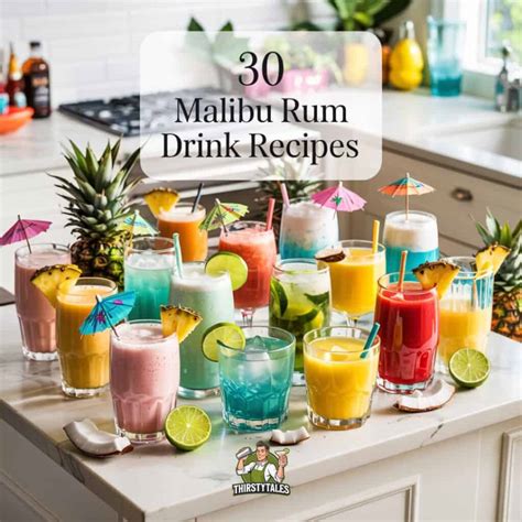 30 Malibu Rum Drinks Recipes You’ll Love to Try and Share - Thirsty Tales