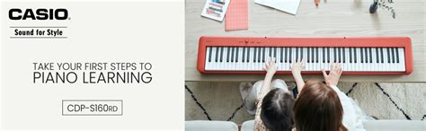 Casio CDP-S160RD (KP80) Beginner's Piano with Scaled Hammer Action 88 ...