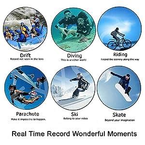 Exxelo (with 12 Years Warranty Wi-Fi Waterproof Sports 4K Action Camera ...