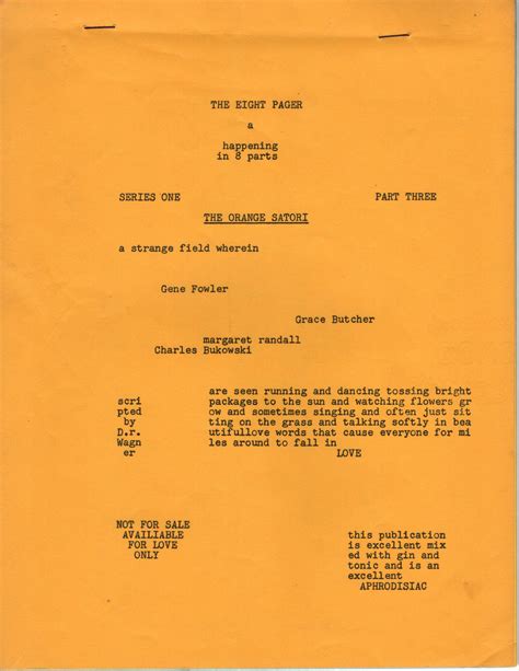 Image result for Eight Pagers Examples