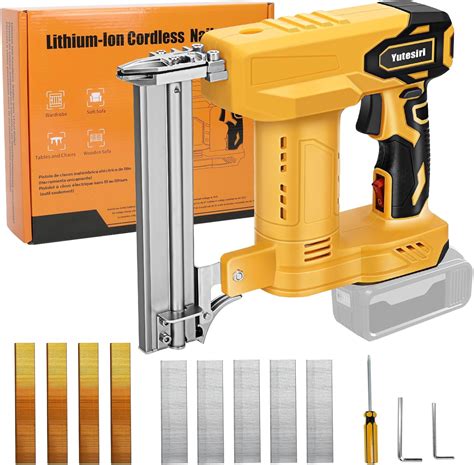 18GA Cordless Brad Nailer Compatible with Dewalt 20V MAX Battery, 2 in ...