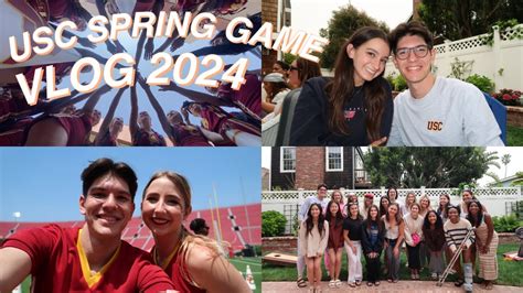 cheer w/ me at USC SPRING GAME 2024 | usc spirit/cheer, eoy party, usc ...