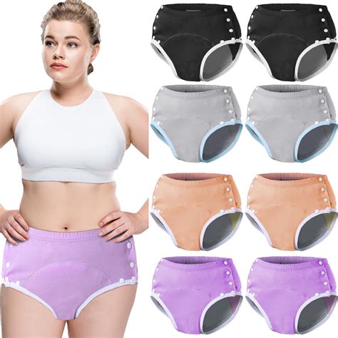 Amazon.com: Timgle 8 Pcs Reusable Adult Diapers for Women Incontinence ...