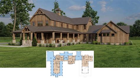 Rustic Modern House Floor Plans Mohican Rustic Modern Cabin Plan