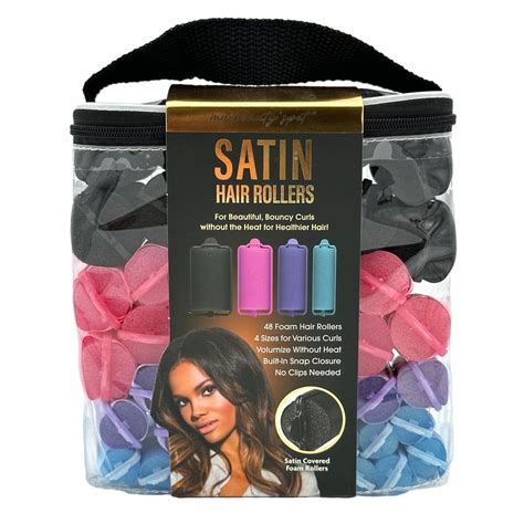48 PC SATIN HAIR ROLLERS SET – HDI Wholesale