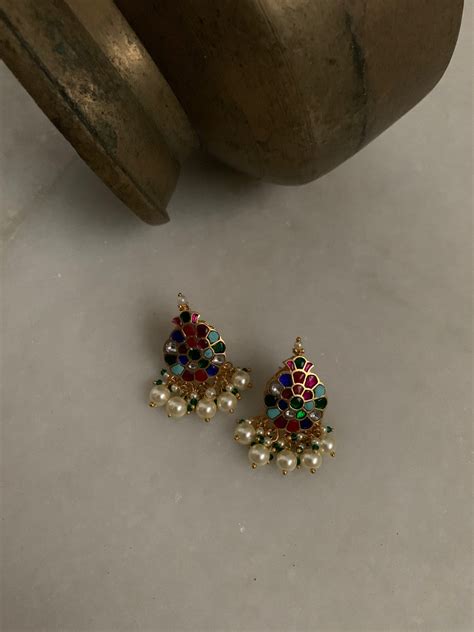 Samar Navratan Earrings – Dhora India