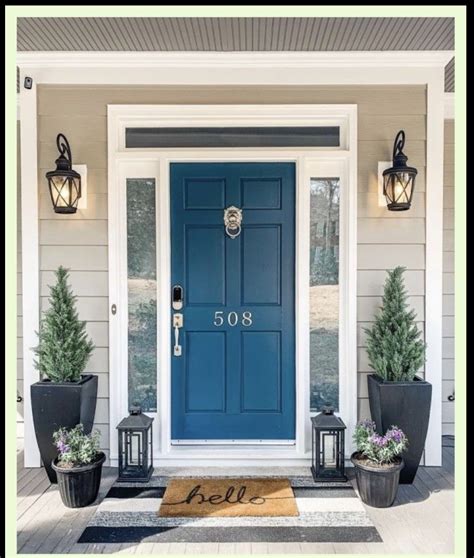 Our two blue front door colors – Artofit