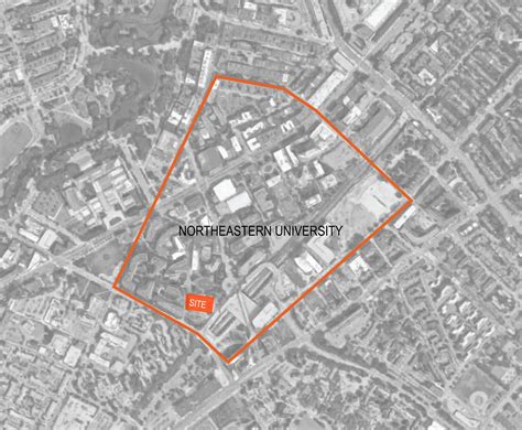 Northeastern University Campus Map