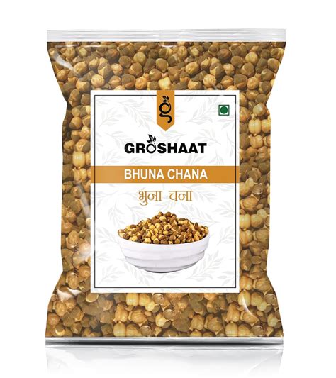 Groshaat Bhuna Chana (Roasted Chana)- 1Kg Pack : Amazon.in: Grocery ...