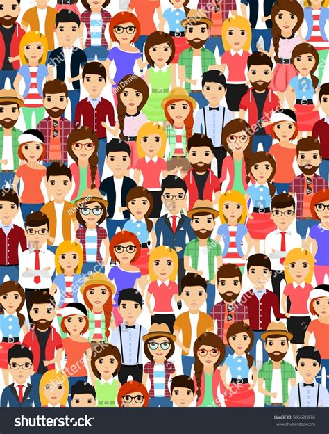 People Standing Together Cartoon 的图像结果