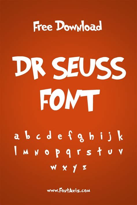 Dr Seuss Font Free Download | Dr seuss font, Seuss, Free fonts download