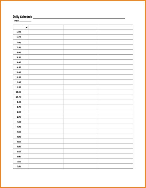 55 Printable Daily Calendar Template Pdf for Ms Word by Daily Calendar ...