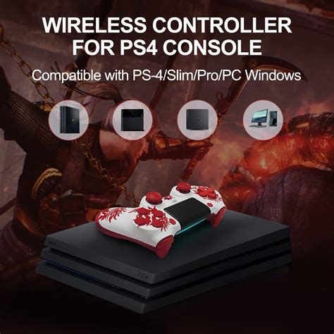 Buy Wireless Controller Compatible with PS4/Slim/Pro Console/PC with ...