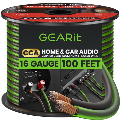 Snapklik.com : GEARit Pro Series 16AWG Speaker Wire, 16 Gauge Speaker ...