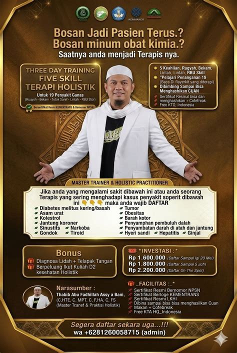 Exclusive Training Resmi Bernomor NPSN dan Berlogo KEMENTRANS (Five ...