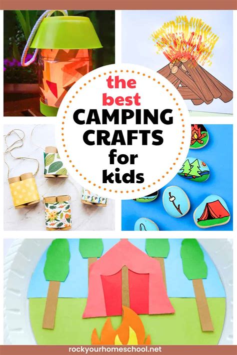 Kids Camping Crafts 的图像结果