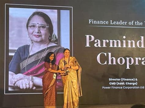 Parminder Chopra, Director (Finance) & CMD of PFC received prestigious ...